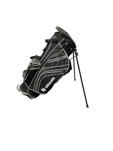 Used ULTIMATE 6 HOLE GOLF BAG Mens Stand Bag Black 11834-S000057023