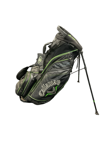 Used Callaway GREEN/BLK STAND BAG Mens Stand Bag Neon Green 11834-S000057001