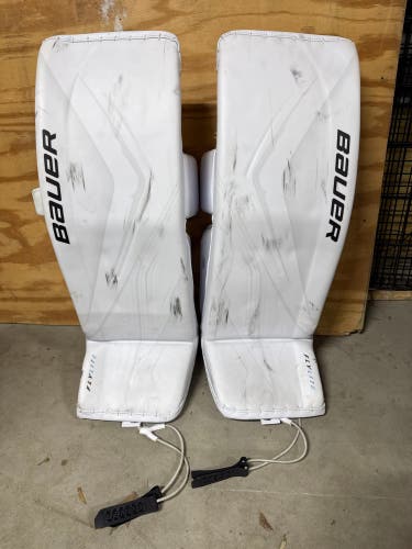 Large Bauer FlyLite Goalie Leg Pads (Used)