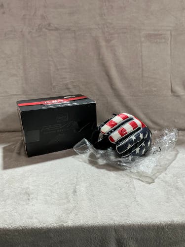 Red Adult Rawlings REV1X RH Outfield Baseball Glove 12.75" (New)