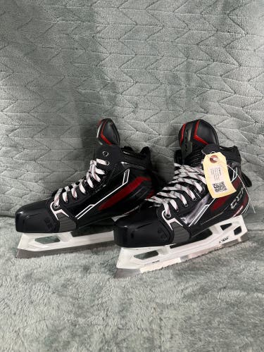 Senior CCM EFlex 6 Hockey Goalie Skates Regular Width 8.5 (Used)
