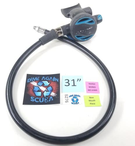 Atomic Aquatics B2 2nd Stage Regulator Scuba Diving Balanced Adjustable Blue