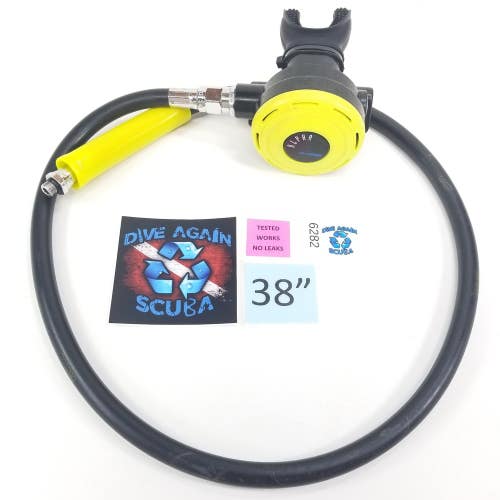 Oceanic Alpha Second 2nd Stage Regulator, Octo Scuba Dive Yellow Octopus Service