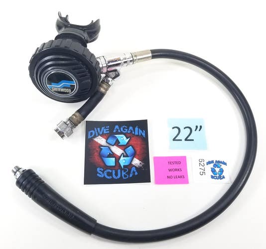 Sherwood Shadow Plus 2nd Second Stage Octo Alternate Air Source Scuba Dive BC
