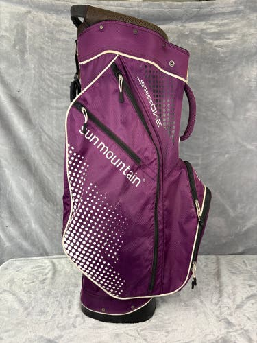 Purple Men's Sun Mountain Bag (Used)