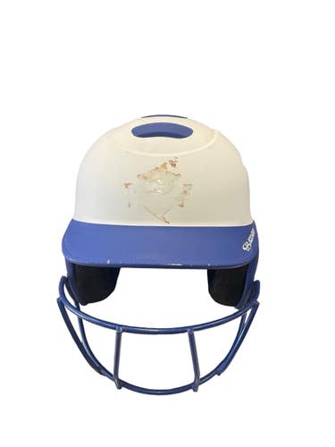 Used BoomBah BBH2-JR Batting Helmet w/Mask Royal Blue MD 11859-S000033357