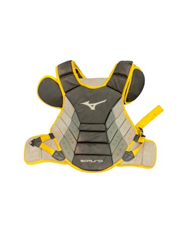 Used Mizuno CHEST PROTECTOR Catchers Chest Protector Grey Junior 11859-S000033312