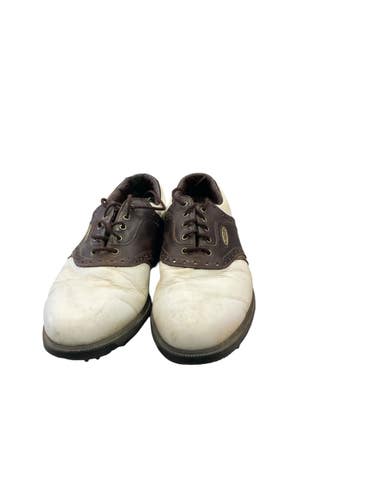 Used Foot Joy Mens Golf Shoes White Senior 9.5 11859-S000033261