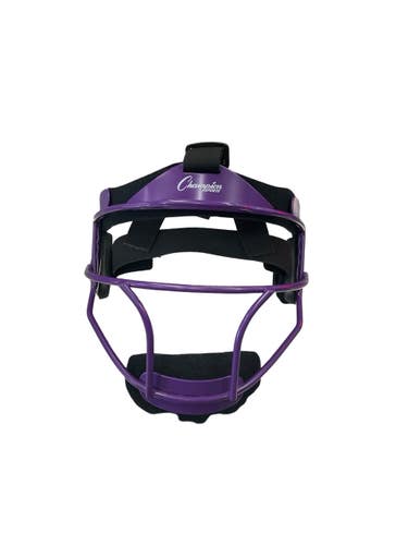 Used Champion Sports FIELDERS MASK ADULT BB/SB Fielders Mask Purple One Size 11859-S000033234