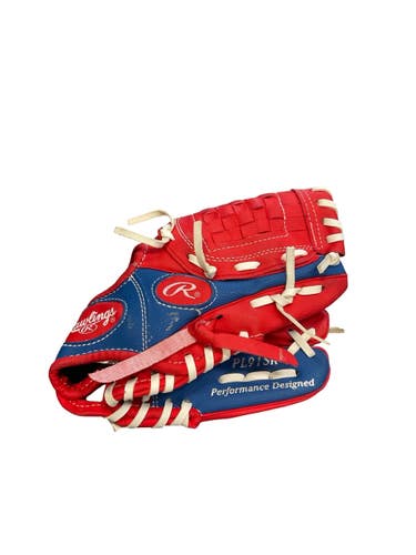 Used Rawlings PLAYER BB/SB Glove T-ball Red 9" 11859-S000033221