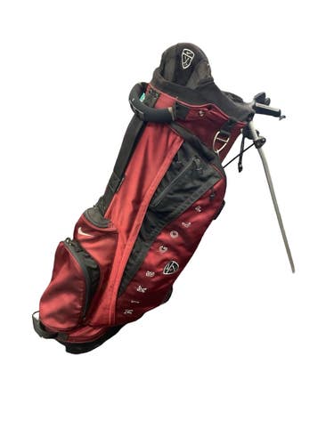Used Nike Mens Stand Bag Maroon 11859-S000033516