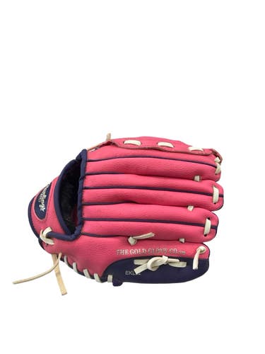 Used Rawlings PLAYER SERIES BB/SB Glove T-ball Purple And Pink 9" 11859-S000033418