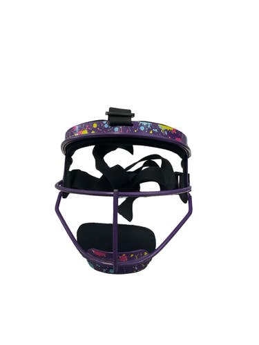 Used RIP-IT DEFENSE SPIRIT BB/SB Fielders Mask Purple SM 11859-S000033414