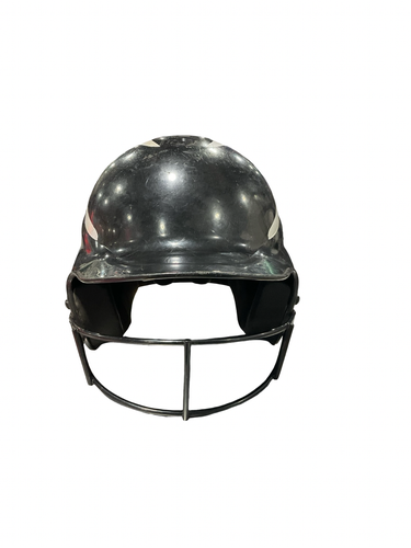 Used RIP-IT BLK/WHT 6 1/2-7 3/8 Batting Helmet w/Mask Black One Size 11834-S000047571
