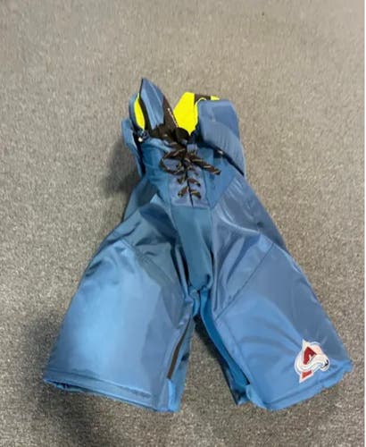 New Blue Warrior Alpha LX Pro Stock Pants Colorado Avalanche Large +1