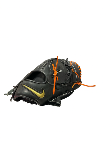 Used Nike ALPHA BLK GLOVE BB/SB Glove RH Throw Black 11 3/4" 11834-S000053609