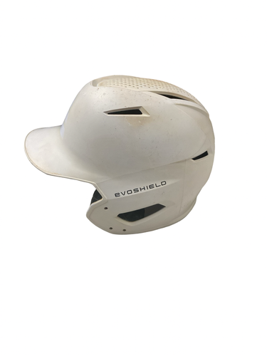Used Evoshield WHITE BB HELMET Batting Helmet No Mask White One Size 11834-S000055031
