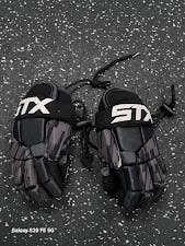 Used STX STALLION 75 Lacrosse Gloves Junior Black XXS 11849-S000043610