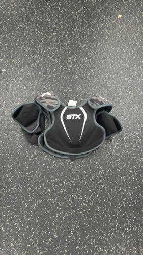Used STX STALIION 75 Lacrosse Shoulder Pads Black XS 11849-S000043615