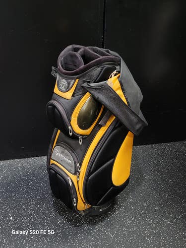 Used Taylormade 7 WAY Mens Cart Bag Black 11849-S000043648
