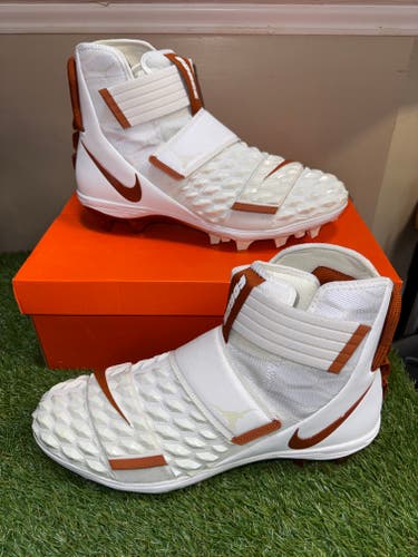 Nike Force Savage Elite 2 SMU PE Texas Longhorns Football Cleats 13.5 CI9868-101