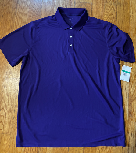 Purple XL Men's Nike Polo (New)