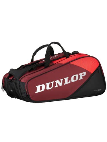 Dunlop Sports CX Performance Tennis Bag, Red/Black - 12-Racket