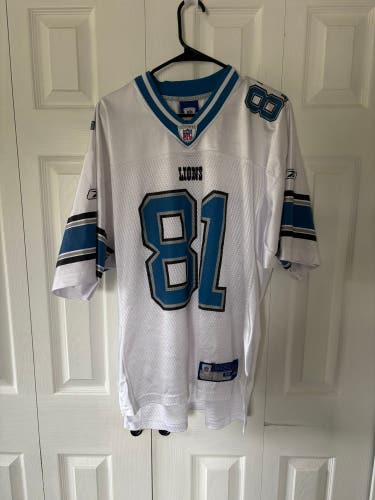 Detroit Lions Calvin Johnson #81 Medium Reebok Jersey (Used)