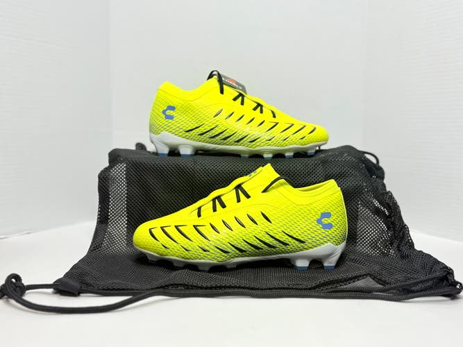 Yellow Men's Size 7.5 (W 8.5) Charly Zinetik Plus PFX Elite FG Firm Ground Soccer Cleats 1087413-001