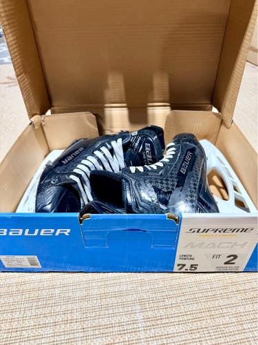 2022 Bauer Supreme Mach Hockey Skates 7.5 *holders need replaced* (Used)