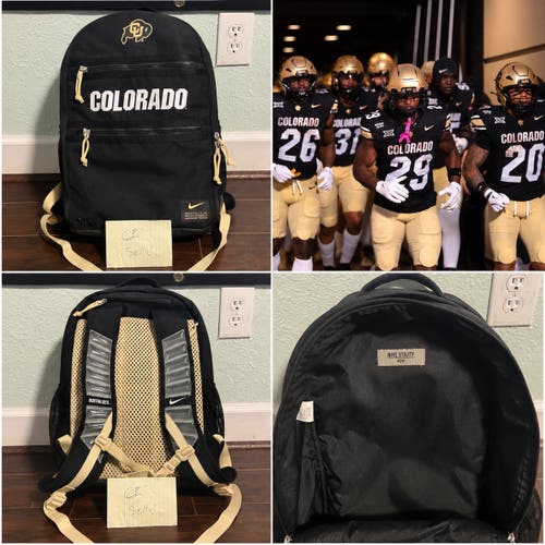 RARE Colorado Buffaloes Football Team Issued Nike Utility Heat Backpack