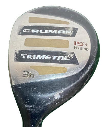Orlimar Trimetal 3h 3 Hybrid 19* LH Aldila 75g Regular Graphite 40" Factory Grip