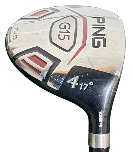 Ping G15 4 Wood 17 RH Men's TFC149 Soft-Regular Senior Graphite 43" New 360 Grip
