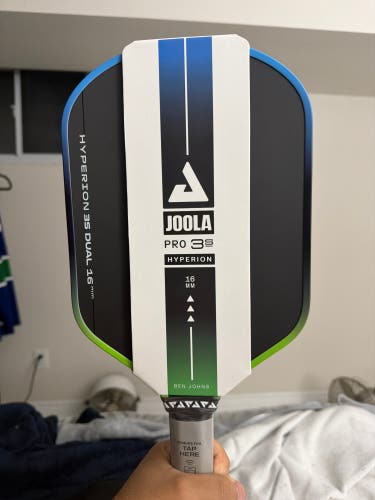 JOOLA Ben Johns Hyperion Carbon Friction Surface 16mm Pickleball Paddle (New)