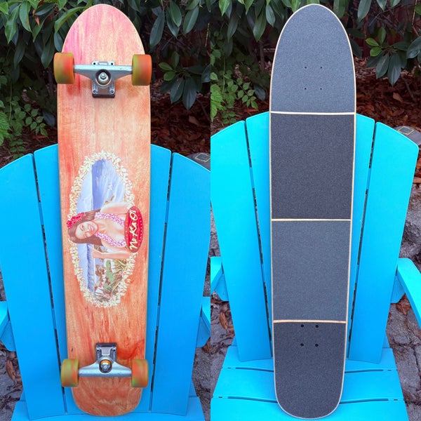 Vintage 1995 Powell No Ka Oi Complete Longboard Skateboard 43” - Stage 8 Indy’s