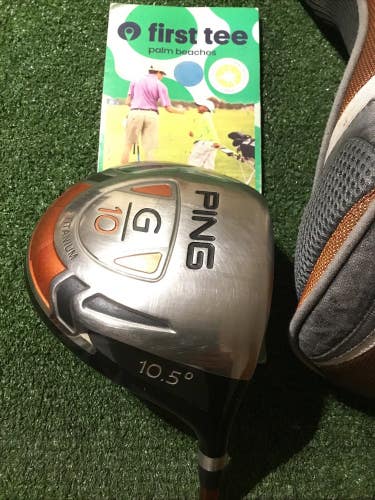 Ping G10 460cc 10.5* Driver Regular TFC 129 D Graphite Shaft (45.5) *VGC*