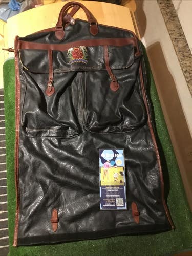 Weston Hills Country Club Leather Travel Suit Bag