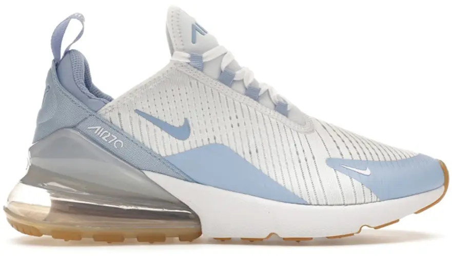 Size 6.5 - Nike Air Max 270 White Blue Tint Aluminum (Women's) HJ3222-103