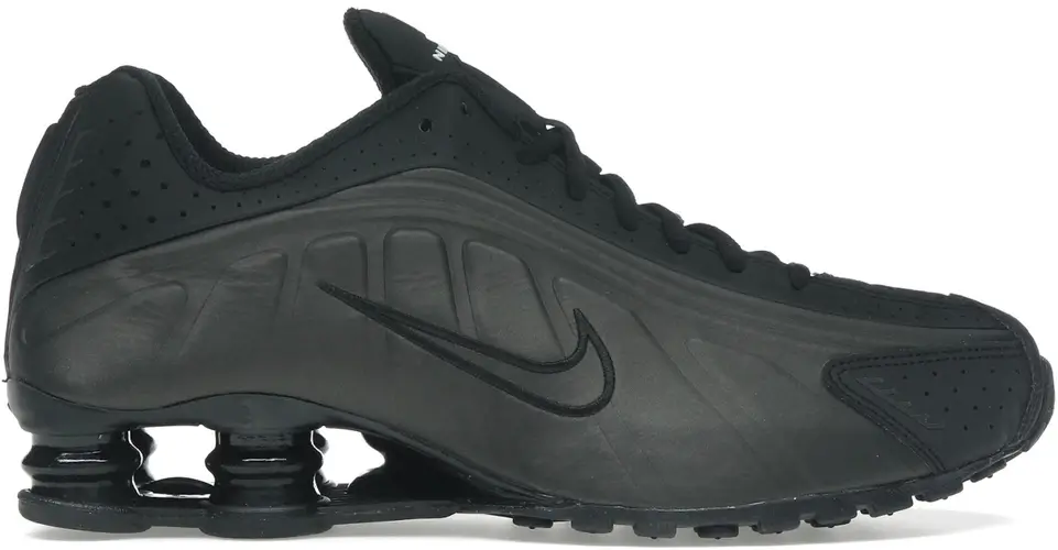 Size 10.5 - Nike Shox R4 Black Bright Crimson Mens HQ1988-001