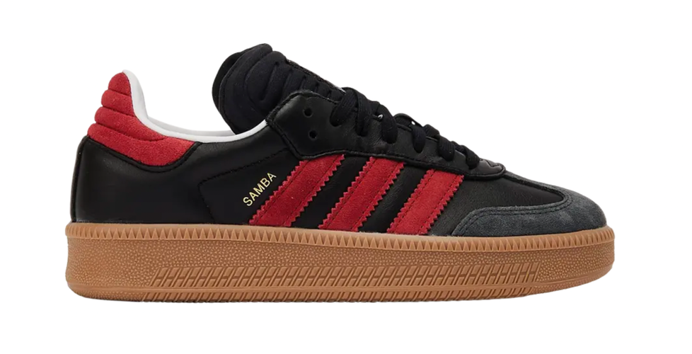 Size 5.5 - adidas Samba XLG K 'Core Black Scarlet' MENS JH6515