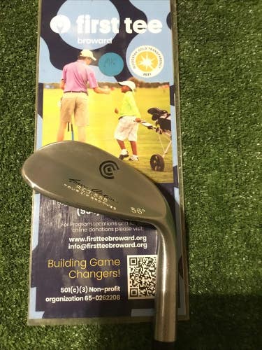 Cleveland Tour Action Reg. 588 Tour Zip Grooves Tour Grind 56* Sand Wedge Steel
