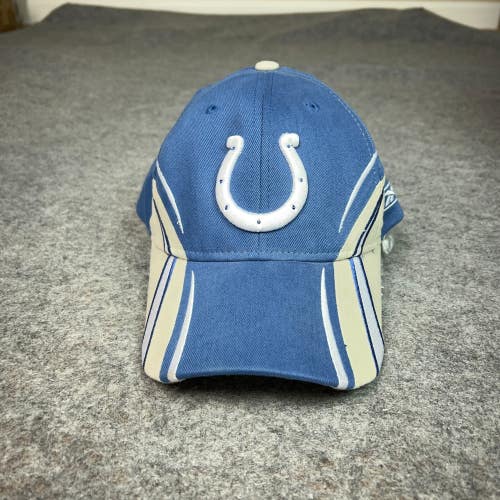 Indianapolis Colts Mens Hat Cap Adjustable Blue Gray Reebok Football NFL Sports