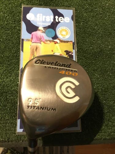 Cleveland Left Handed Launcher 400 Titanium 9.5* Driver Regular 55g Graphite VGC