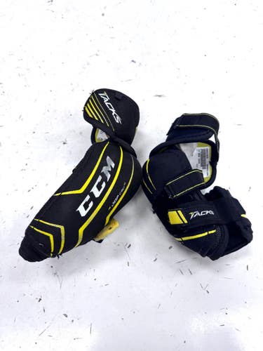 Used CCM 9040 TACKS Junior Elbow Pads SM 11860-S000315678