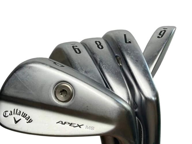 Callaway Apex MB 2021 Irons 6-PW Dynamic Gold S300 Stiff Golf Pride RH (Used)
