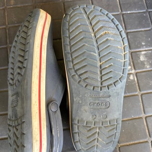 Blue Unisex Size M 9.0 (W 10.0) Adult Crocs Classic Clog Shoes (Used)