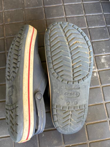 Blue Unisex Size M 9.0 (W 10.0) Adult Crocs Classic Clog Shoes (Used)