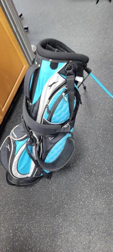 Used Slazenger 5 WAY STAND BAG Mens Stand Bag Royal Blue 11497-S000161455