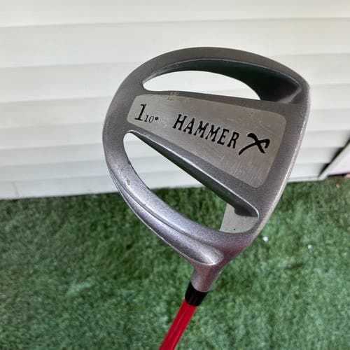 Hammer X 10° Driver Golf Club - Flat Xtreme Xfactor Aerospeed Fastest Shaft RH