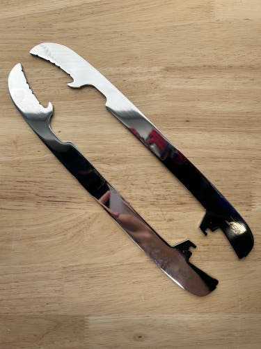 287mm Blade Tech Runners (Fit CCM XS Holder) Step Blacksteel Equivalent (New) Ducks Pro Stock